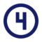 A blue 4